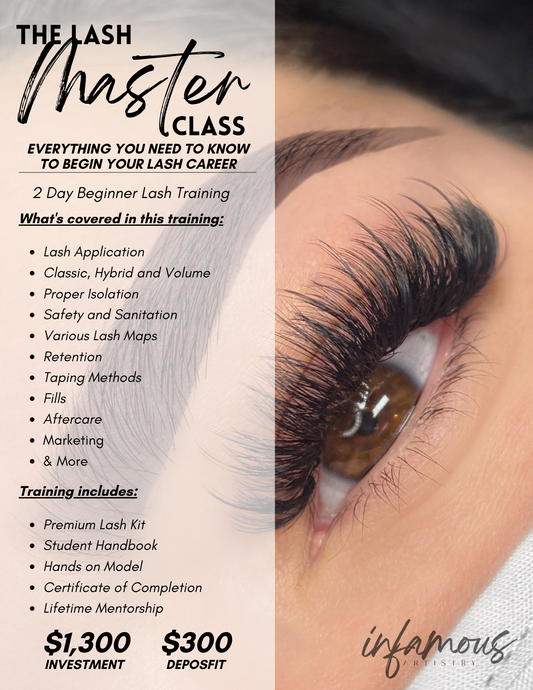 Lash Masterclass-Remaining Balance