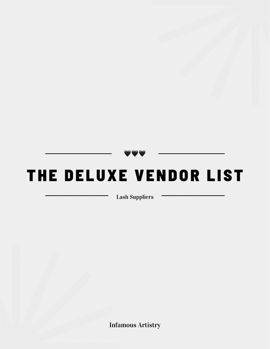 The deluxe vendor list