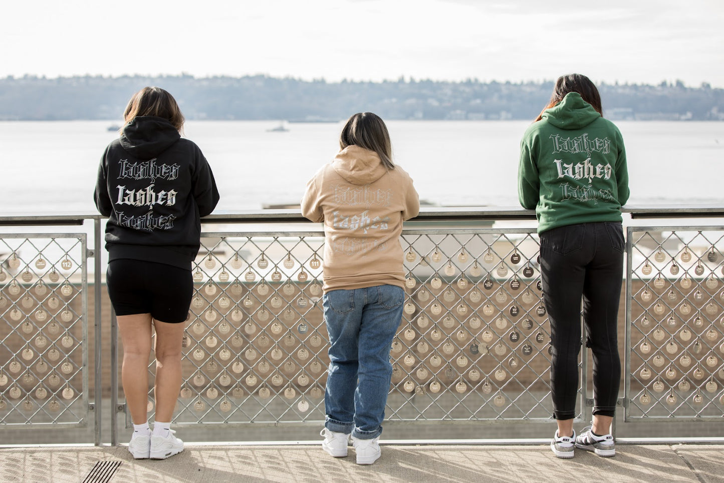LASHES Hoodie -tan-